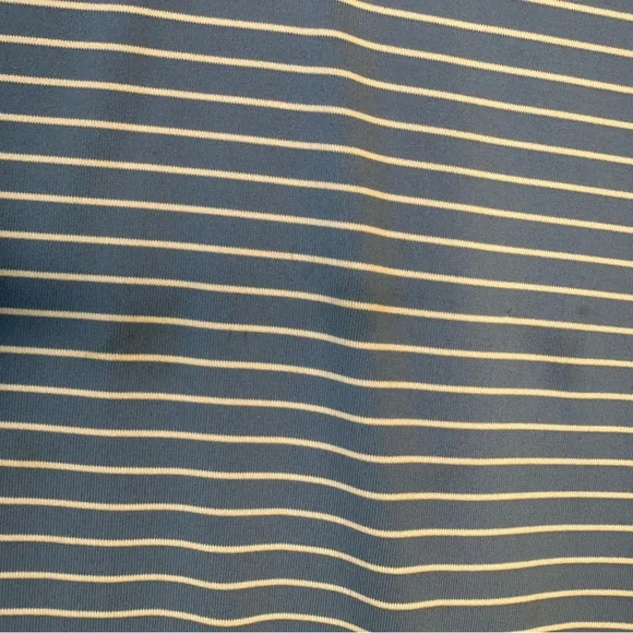 Peter Millar Women’s Sleeveless Golf Polo Shirt S Blue White Stripe UPF 50+ - Picture 14 of 14